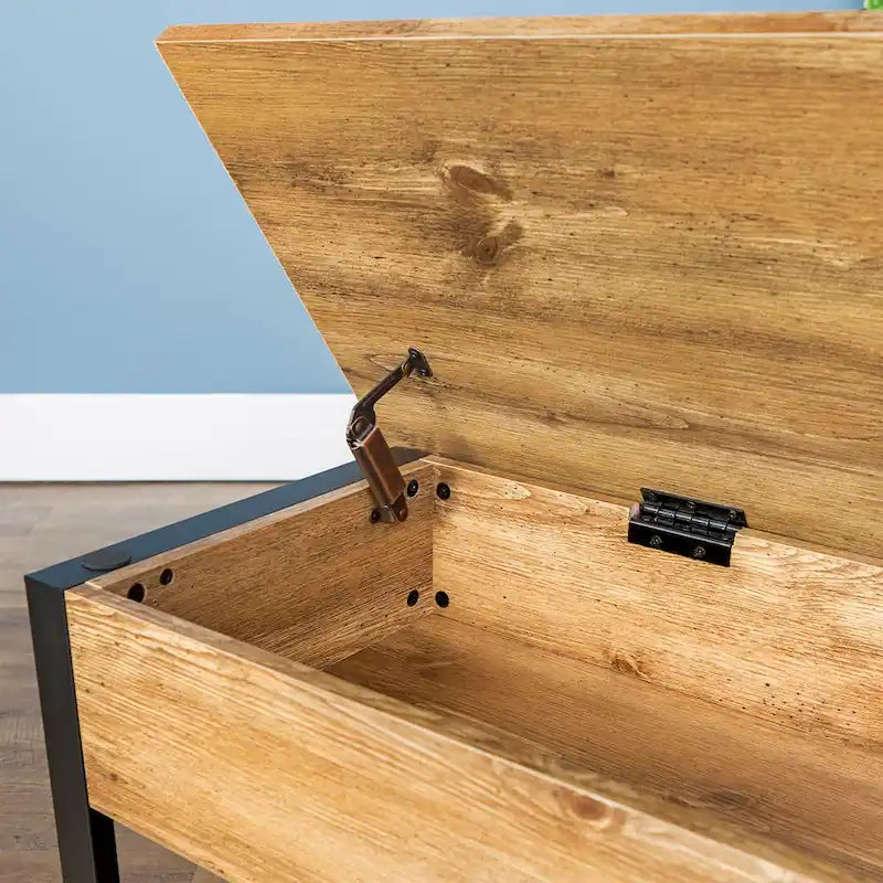 Banc de rangement relevable Paradise Hill de Middlebrook Designs