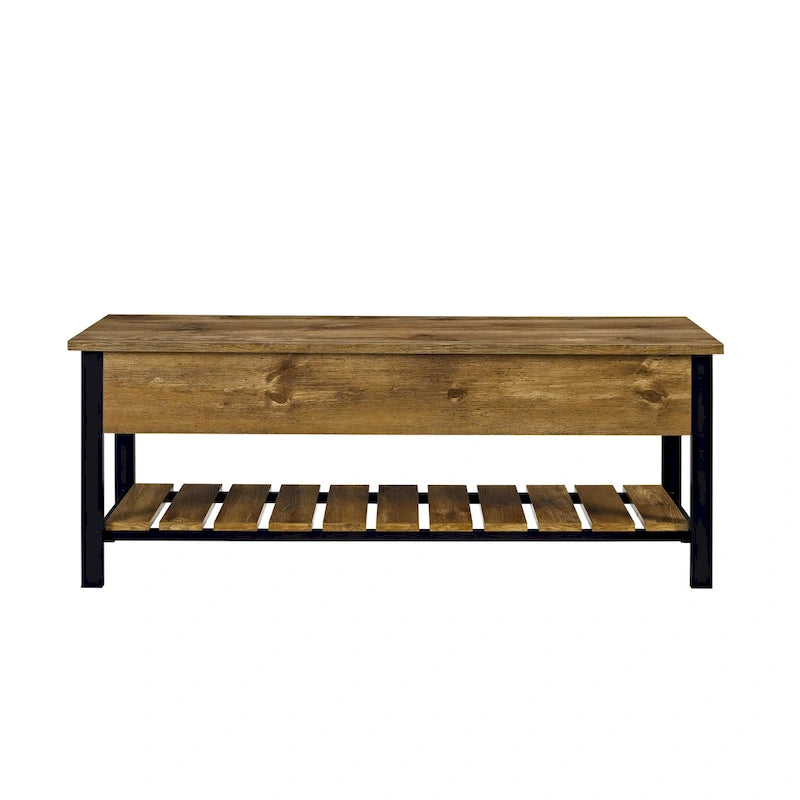Banc de rangement relevable Paradise Hill de Middlebrook Designs