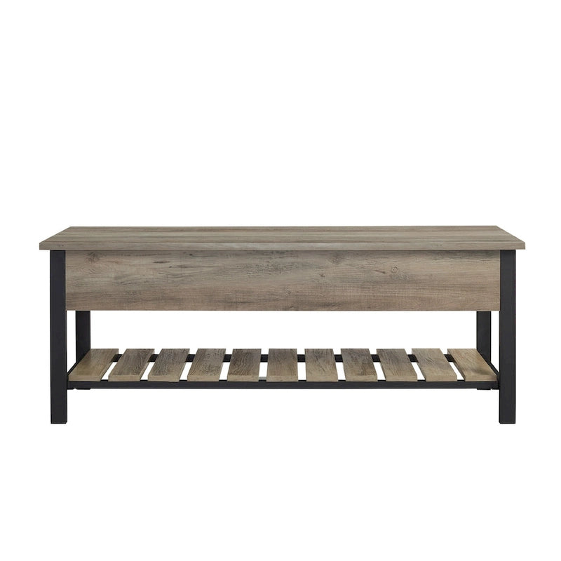 Banc de rangement relevable Paradise Hill de Middlebrook Designs