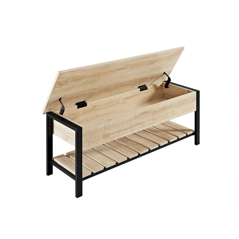 Banc de rangement relevable Paradise Hill de Middlebrook Designs