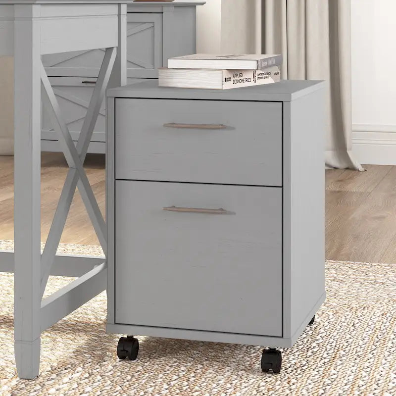 Cassettiera porta documenti mobile a 2 cassetti Key West di Bush Furniture