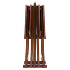 Set Tavolini da Salotto Alex 5 pz Marrone Noce - Winsome: Legno Massello, Pieghevoli, Supporto Contenitore Incluso