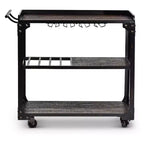 Sherlock Server Cart Tobacco - Steve Silver