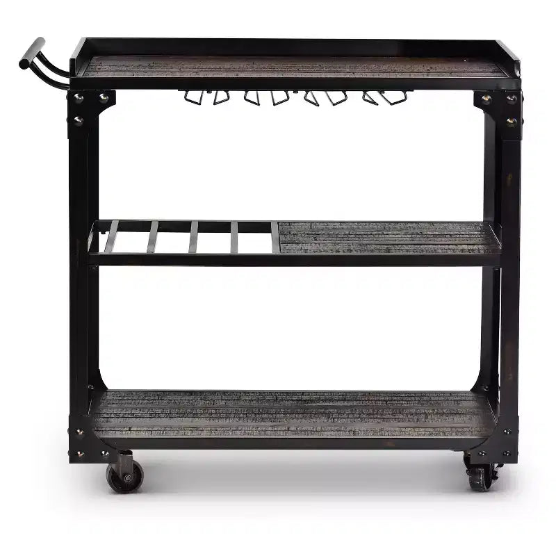 Sherlock Server Cart Tobacco - Steve Silver