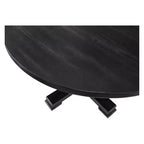 Carolina Living 47" Bence Tavolo da pranzo rotondo con piedistallo nero