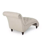 Varnell Divano Lounge Contemporaneo in Tessuto con Gambe Tornite - Christopher Knight Home