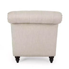 Varnell Divano Lounge Contemporaneo in Tessuto con Gambe Tornite - Christopher Knight Home