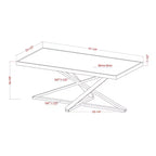 Tavolino rettangolare a specchio Drubeck cromato - HOMES: Inside + Out