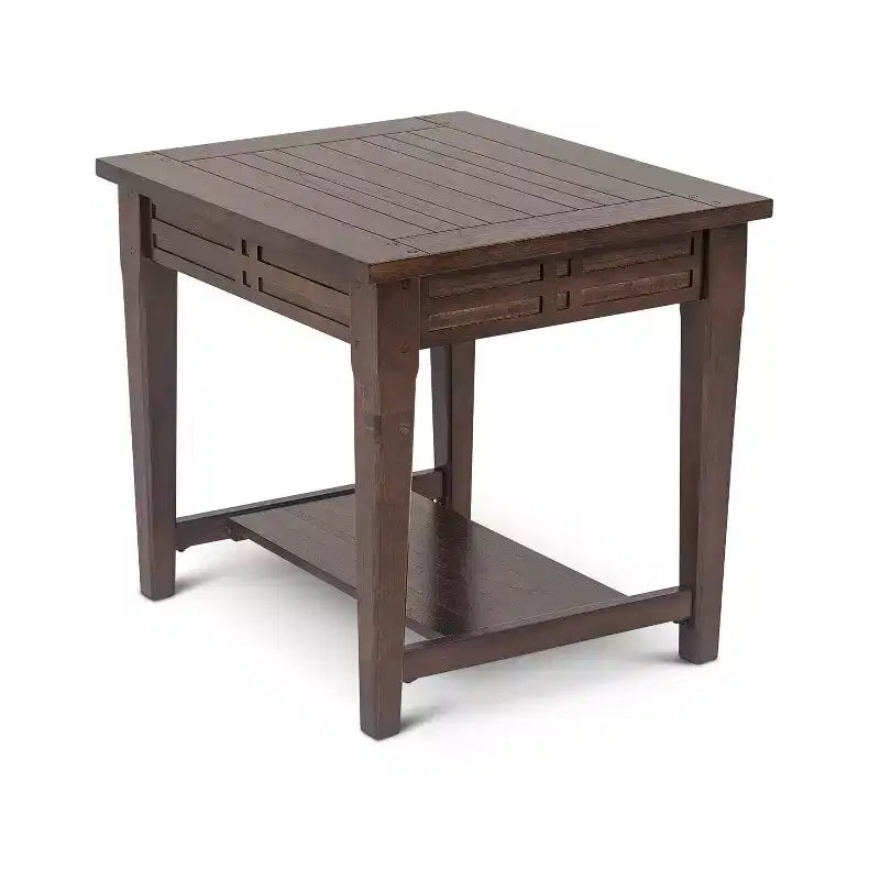 Tavolino da salotto Crestline Mocha Cherry - Steve Silver Co.: Legno massello con cassetto, ripiano fisso, finitura impiallacciata