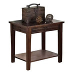 Tavolino da salotto Crestline Mocha Cherry - Steve Silver Co.: Legno massello con cassetto, ripiano fisso, finitura impiallacciata