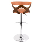 Set di 2 sgabelli da bar regolabili Gardenia Mid-Century Modern - LumiSource