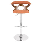 Set di 2 sgabelli da bar regolabili Gardenia Mid-Century Modern - LumiSource