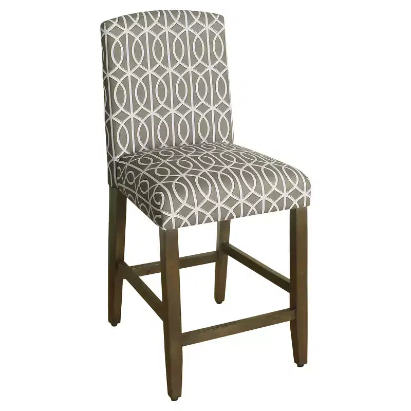 24 Curved Top Counter Height Barstool - HomePop