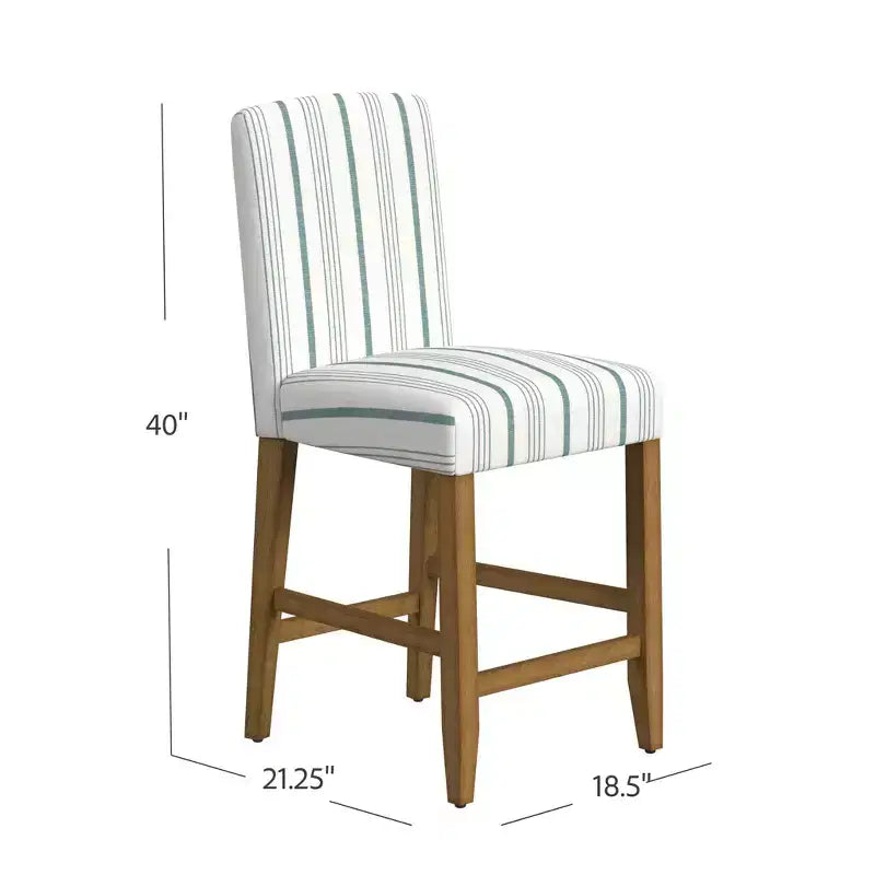 Tabouret de bar 24" à dossier courbé - HomePop