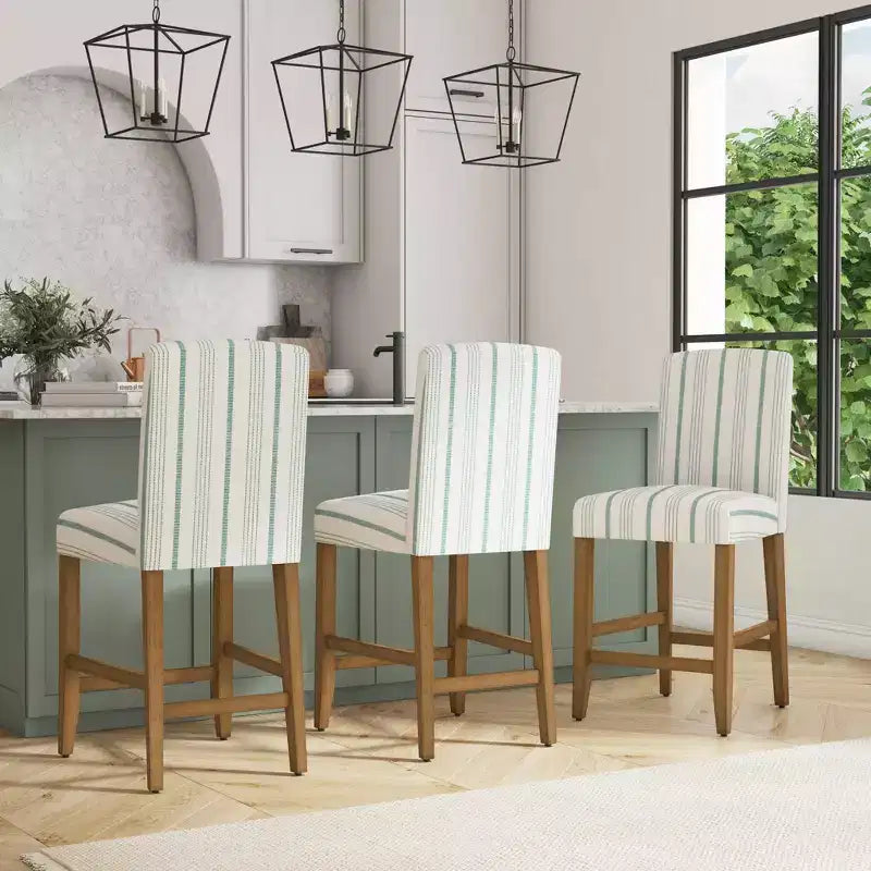 Tabouret de bar 24" à dossier courbé - HomePop