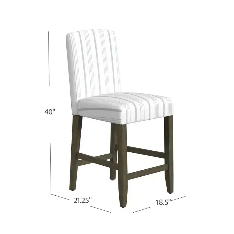 Tabouret de bar 24" à dossier courbé - HomePop