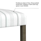 Tabouret de bar 24" à dossier courbé - HomePop