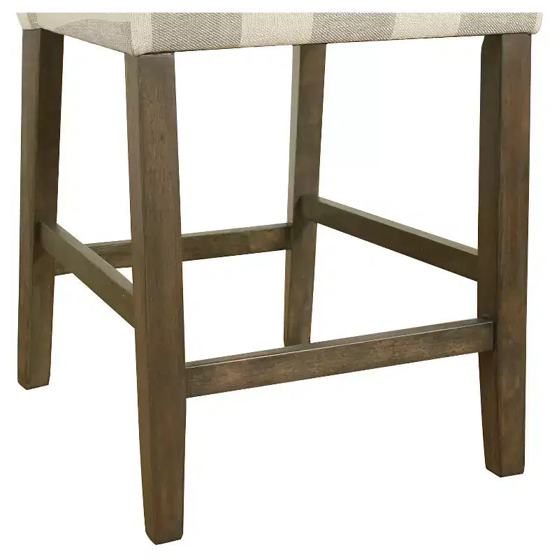 Tabouret de bar 24" à dossier courbé - HomePop