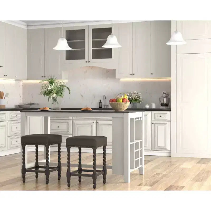 Sgabello da bar altezza bancone Carolina Living 24 Cadmus