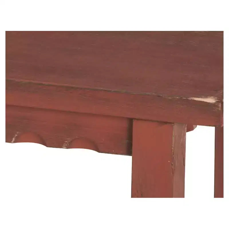 Tavolino da salotto in legno con 2 ripiani Alaterre Furniture, finitura anticata Country Cottage