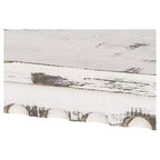Tavolino da salotto in legno con 2 ripiani Alaterre Furniture, finitura anticata Country Cottage