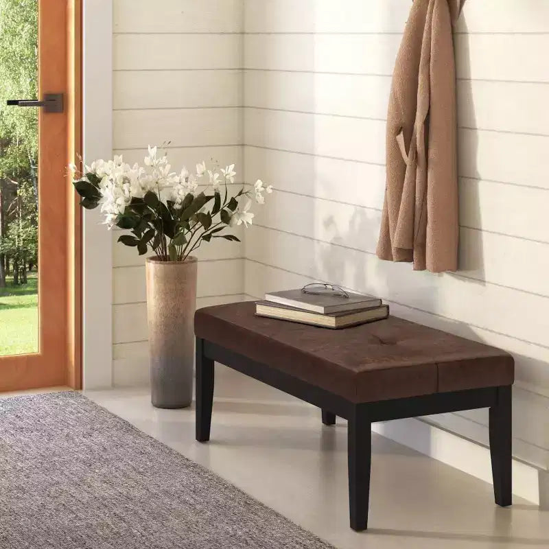Panca Pouf Tufted Abbey 43 - Wyndenhall