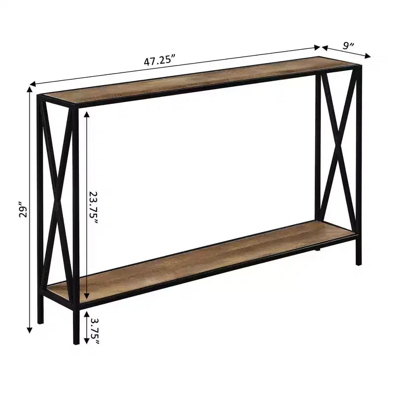 Tavolo Consolle Tucson con Ripiano - Breighton Home