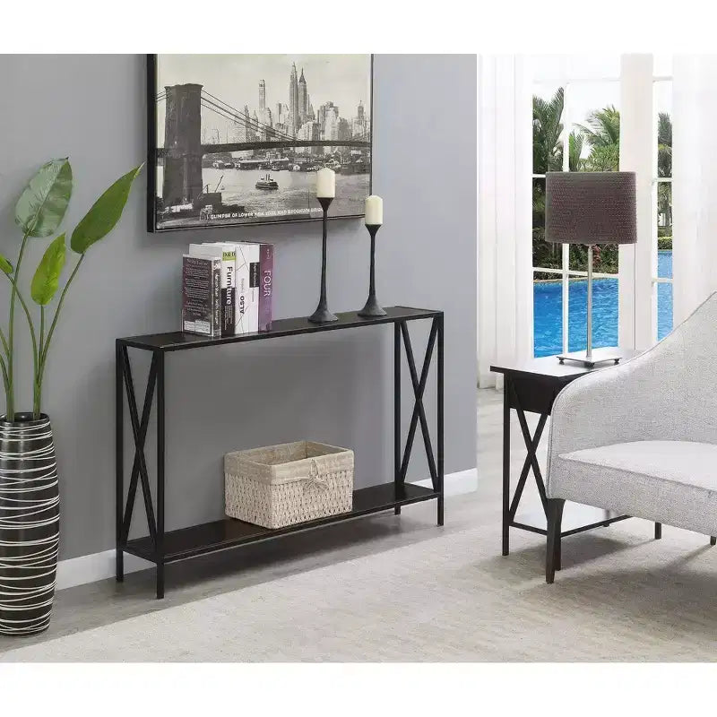 Tavolo Consolle Tucson con Ripiano - Breighton Home