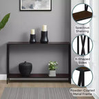 Tavolo Consolle Tucson con Ripiano - Breighton Home