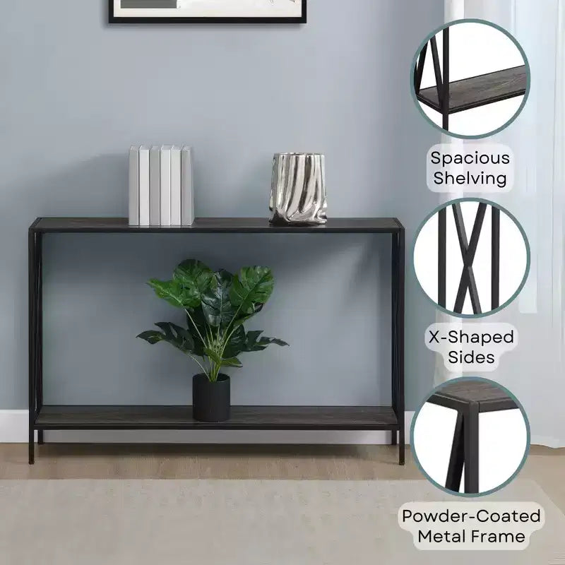Tavolo Consolle Tucson con Ripiano - Breighton Home