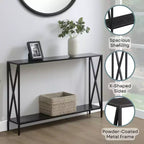 Tavolo Consolle Tucson con Ripiano - Breighton Home