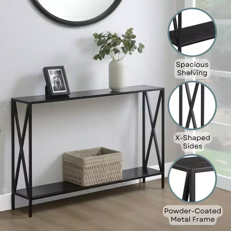 Tavolo Consolle Tucson con Ripiano - Breighton Home