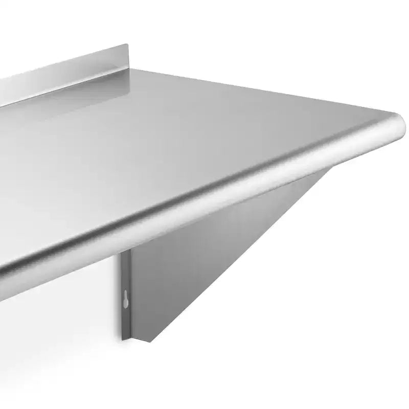GRIDMANN Mensole da Cucina a Muro in Acciaio Inossidabile, Profondità 35,5 cm, con Paraspruzzi - Certificazione NSF
