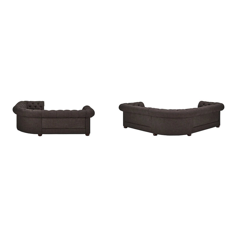 Canapé d'angle Chesterfield 5 places Gdansk