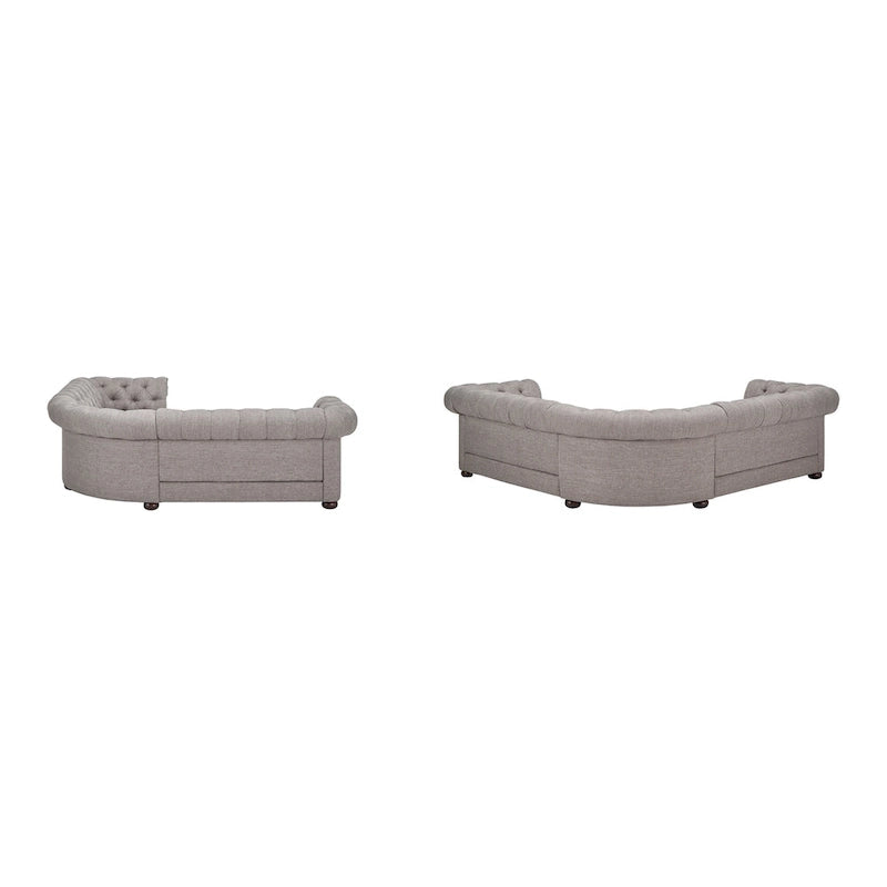 Canapé d'angle Chesterfield 5 places Gdansk