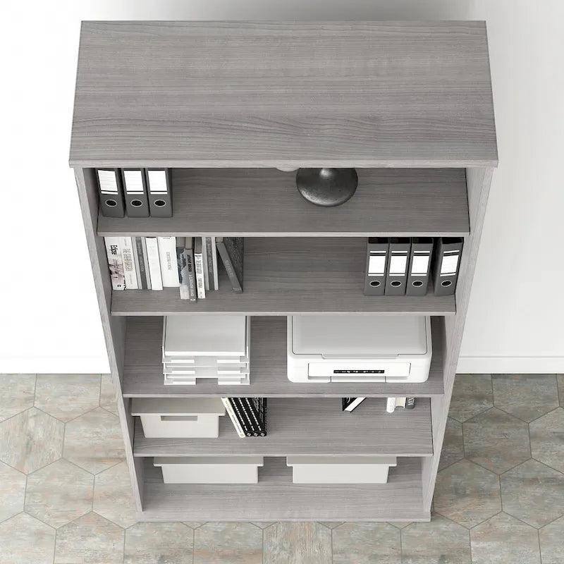 Libreria a 5 ripiani Hybrid Tall di Bush Business Furniture