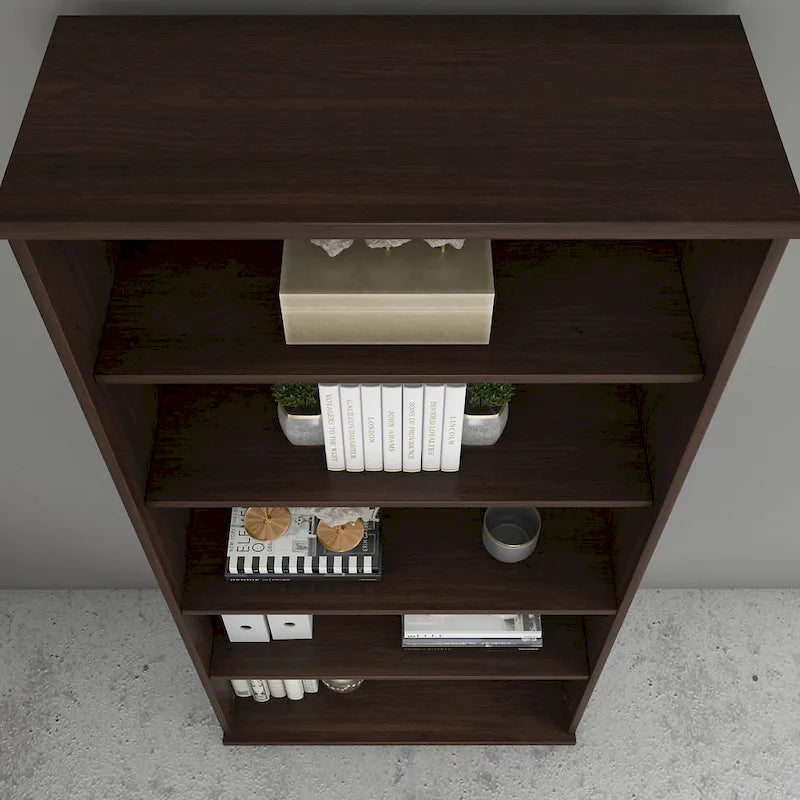 Libreria a 5 ripiani Hybrid Tall di Bush Business Furniture