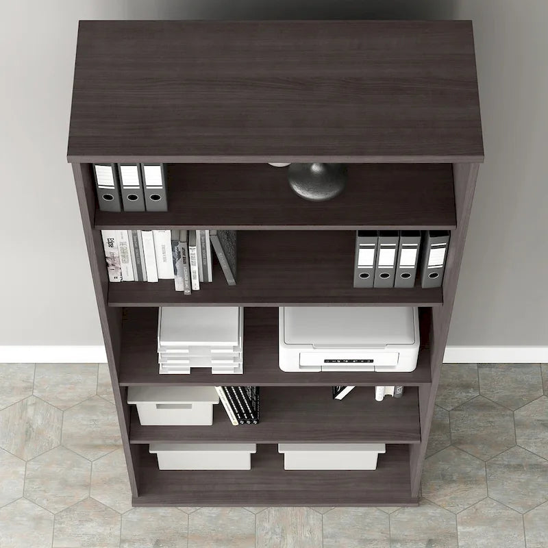 Libreria a 5 ripiani Hybrid Tall di Bush Business Furniture