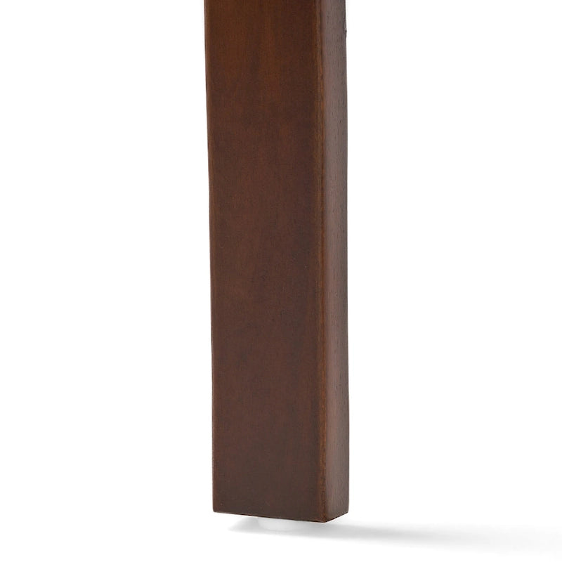 Banc Nelson rustique en bois d'acacia avec coussin par Christopher Knight Home