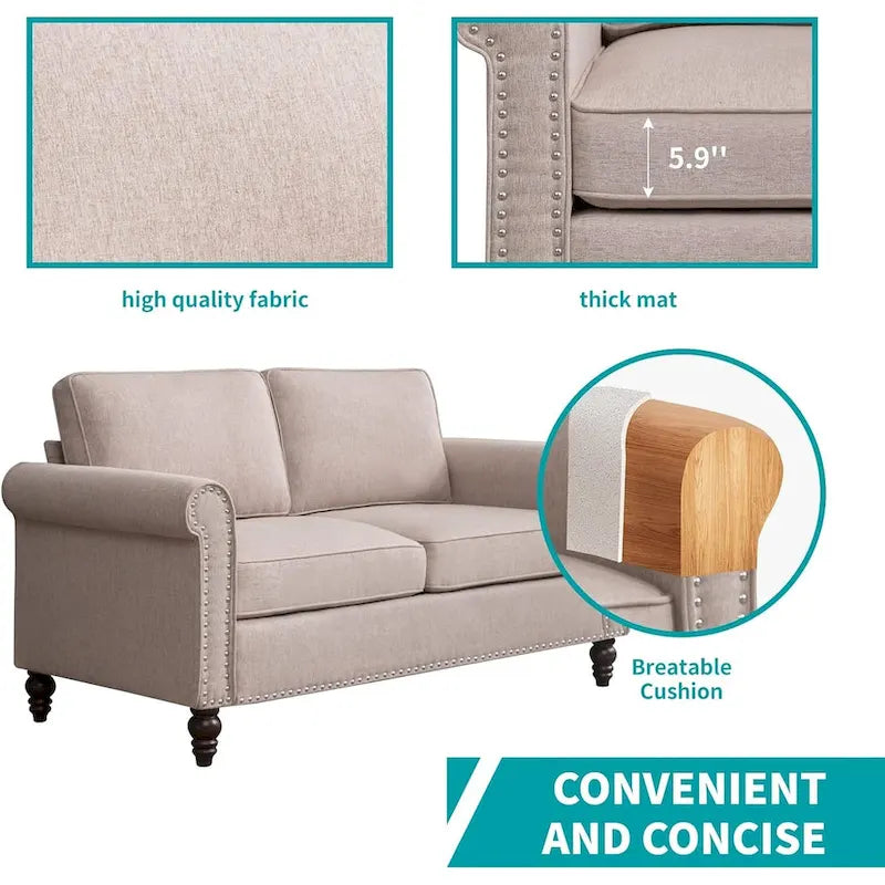 Divano moderno Mixoy, Divanetto