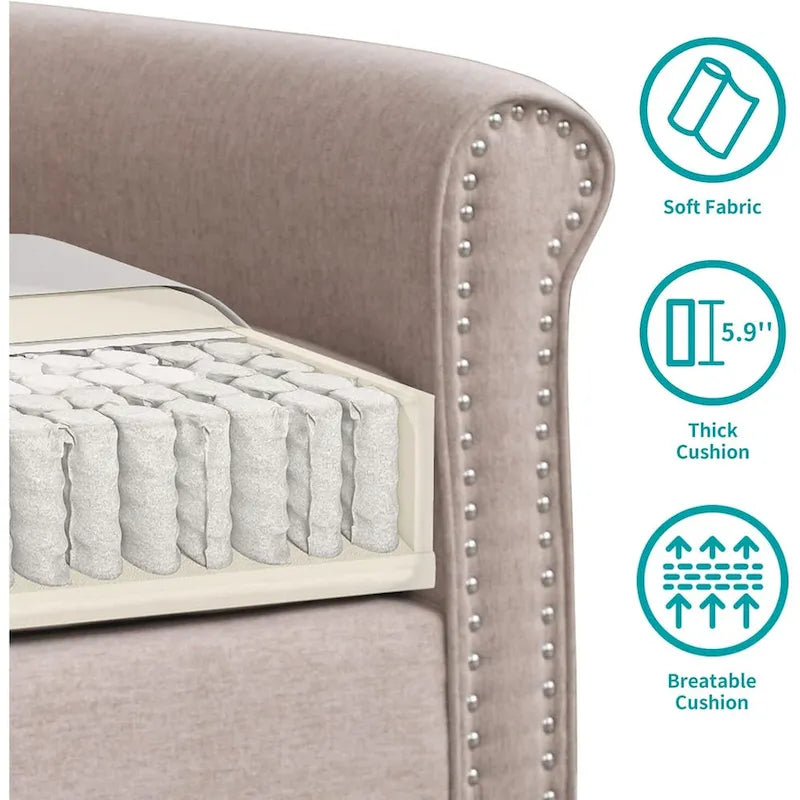 Divano moderno Mixoy, Divanetto