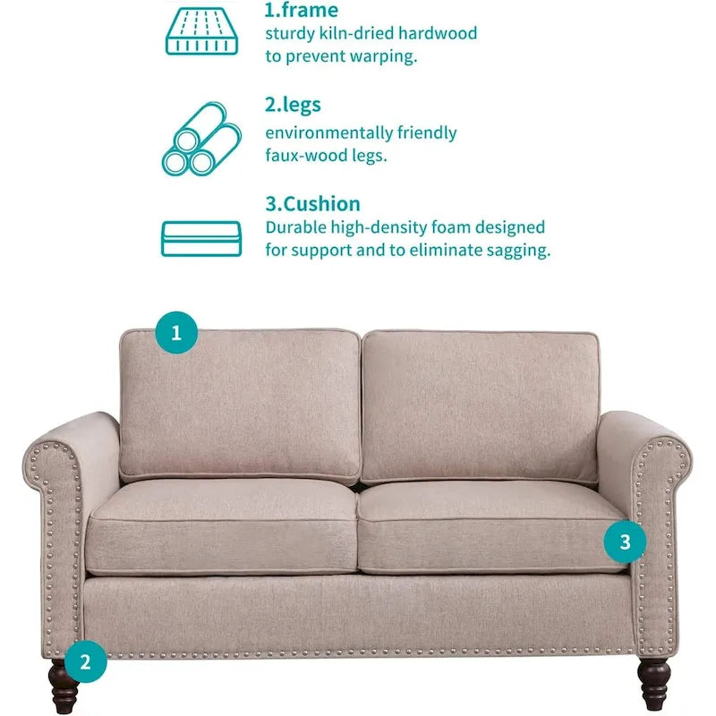 Divano moderno Mixoy, Divanetto