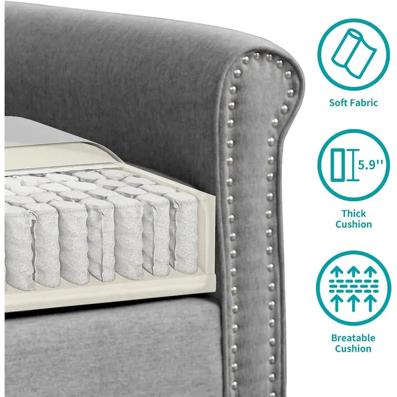 Divano moderno Mixoy, Divanetto