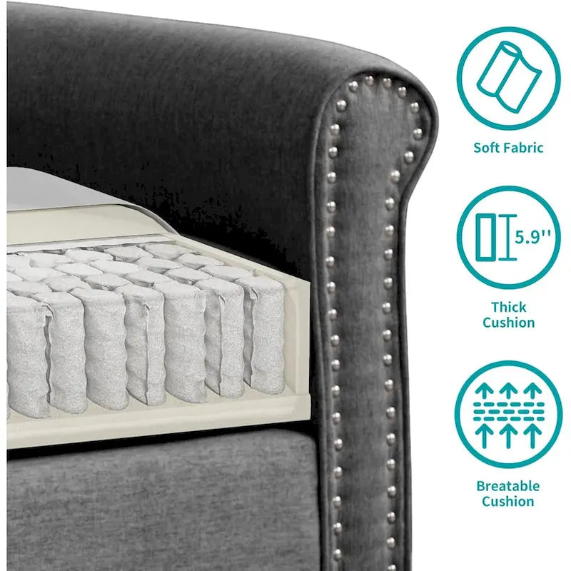 Divano moderno Mixoy, Divanetto