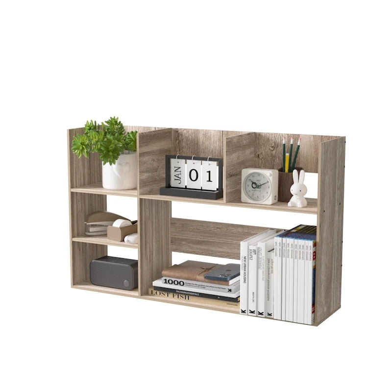 Scaffale portaoggetti multiuso per scrivania, libreria per ufficio, casa e bagno