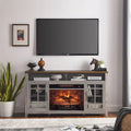 TV Stand for TVs up to 55 with Electric Fireplace