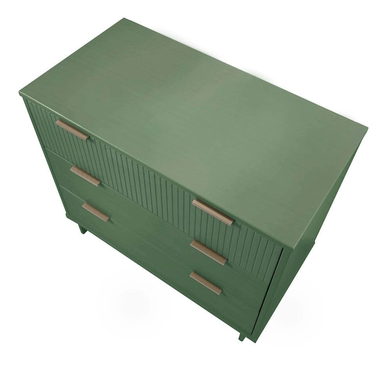 Ensemble commode et table de chevet standard Manhattan Comfort 2 pièces Granville en bois massif moderne