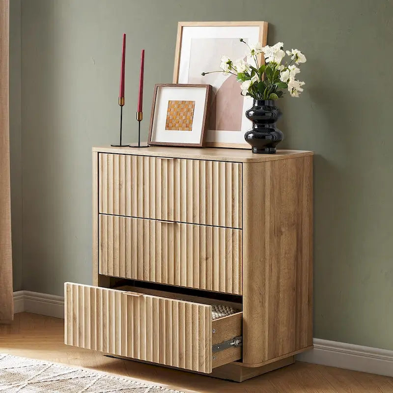 Mopio Brooklyn Cassettiera a 3 cassetti