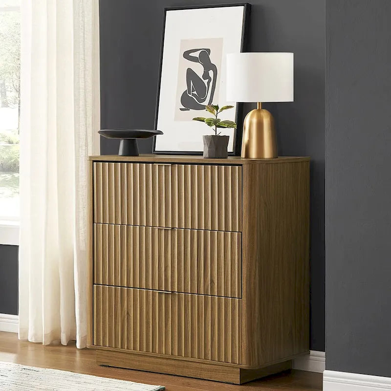 Mopio Brooklyn Cassettiera a 3 cassetti