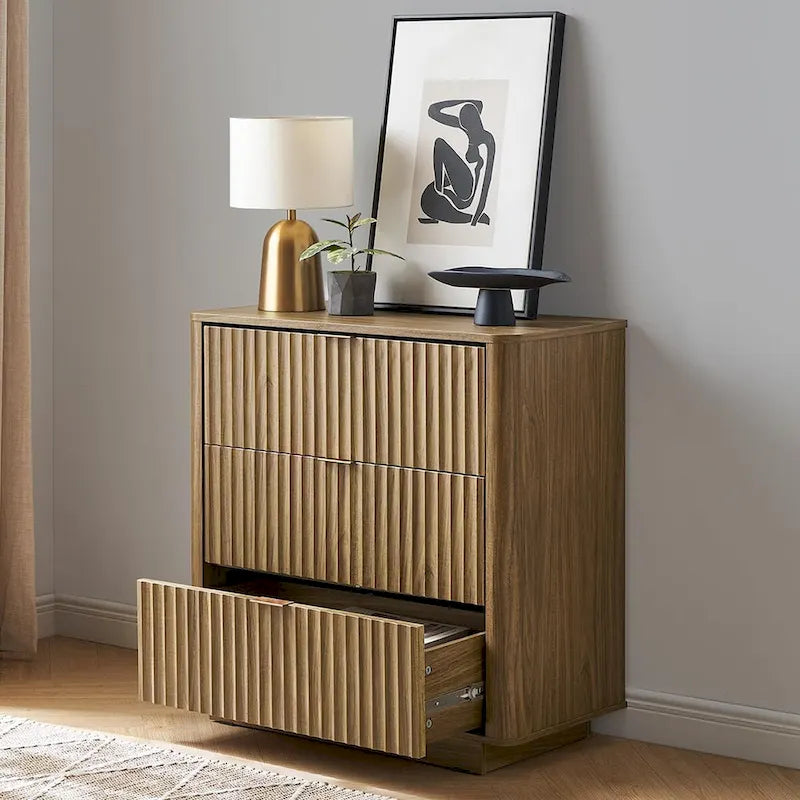 Mopio Brooklyn Cassettiera a 3 cassetti